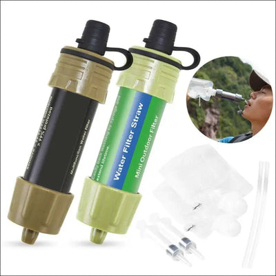 1/2 pcs outdoor water filter straw water filtration system water purifier for emergency