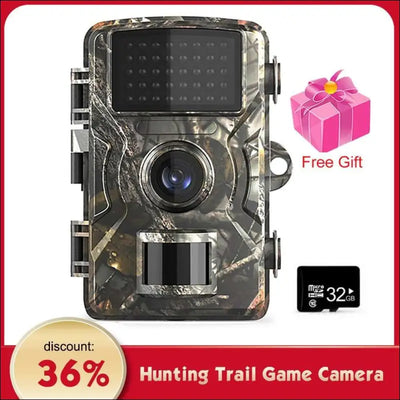 16mp waterproof wildlife trail camera w/ 16gb/32gb card | fast trigger | motion activated | best