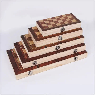 3 in 1chess set wooden chess game backgammon checkers indoor travel chess wooden folding chessboard