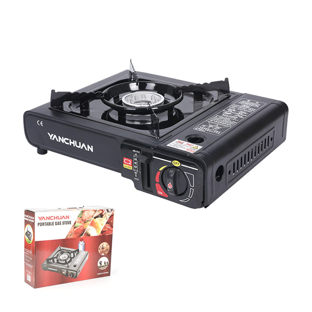 Portable Gas Stove With Map Hot Pot Waska Fuel Tank Barbecue Outdoor Camping Stove