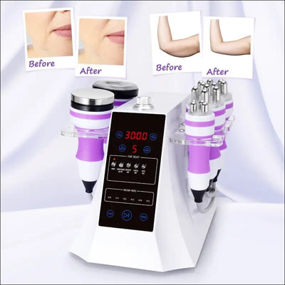 5in1 three pole rf skin tightening vacuum 40k cavitation ultrasonic celliute slimming spa machine US Plug