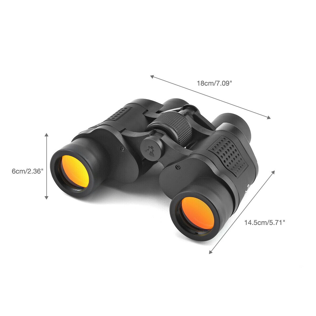 60x60 High Power Binoculars With Coordinates Portable Telescope LowLight Night Vision For Hunting Sports Travel