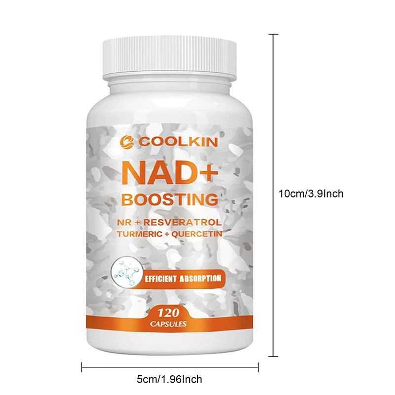 NAD + Boosting - Enhance Cell Vitality and Help Cell Repair Anti-aging - 120 Capsules