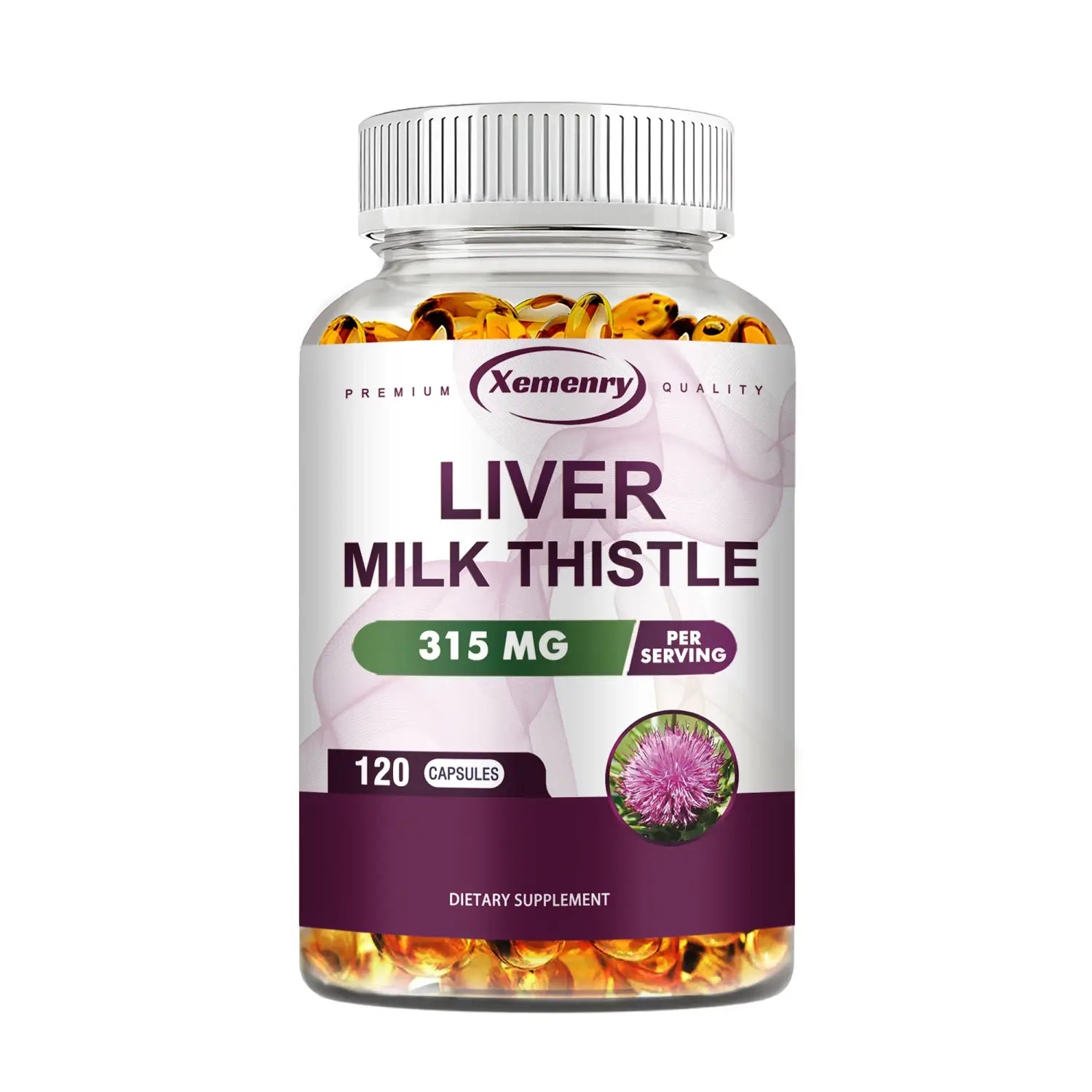 Milk Thistle Liver Capsules - Maintains Liver Health and Promotes Digestive Health Helping To Detoxify The Liver - 120