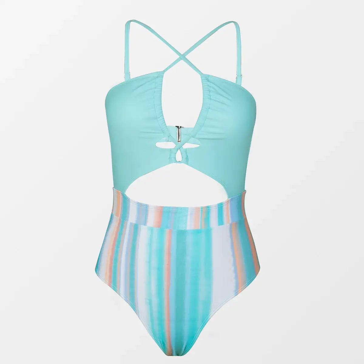 CUPSHE Cut Out One-Piece Swimsuit Sexy Backless Monokini Swimwear - cupshe swimsuits