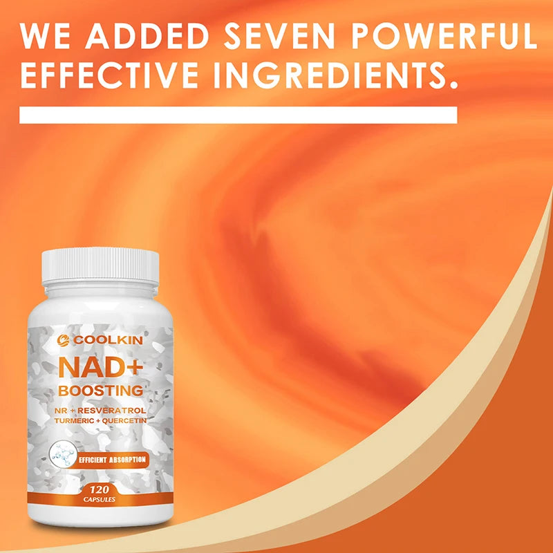 NAD + Boosting - Enhance Cell Vitality and Help Cell Repair Anti-aging - 120 Capsules