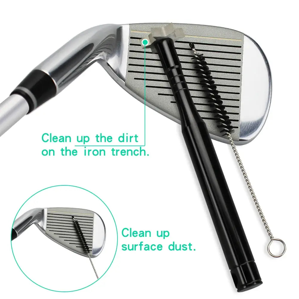 Golf Groove Tool Golf Iron Wedge Club Groove Sharpener Cleaner Golf Club Clear Tool V U Blade 6 color golf accesories