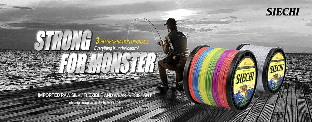 JOF 300M 500M 1000M 8 Strands 4 Strands PE Braided Fishing Line