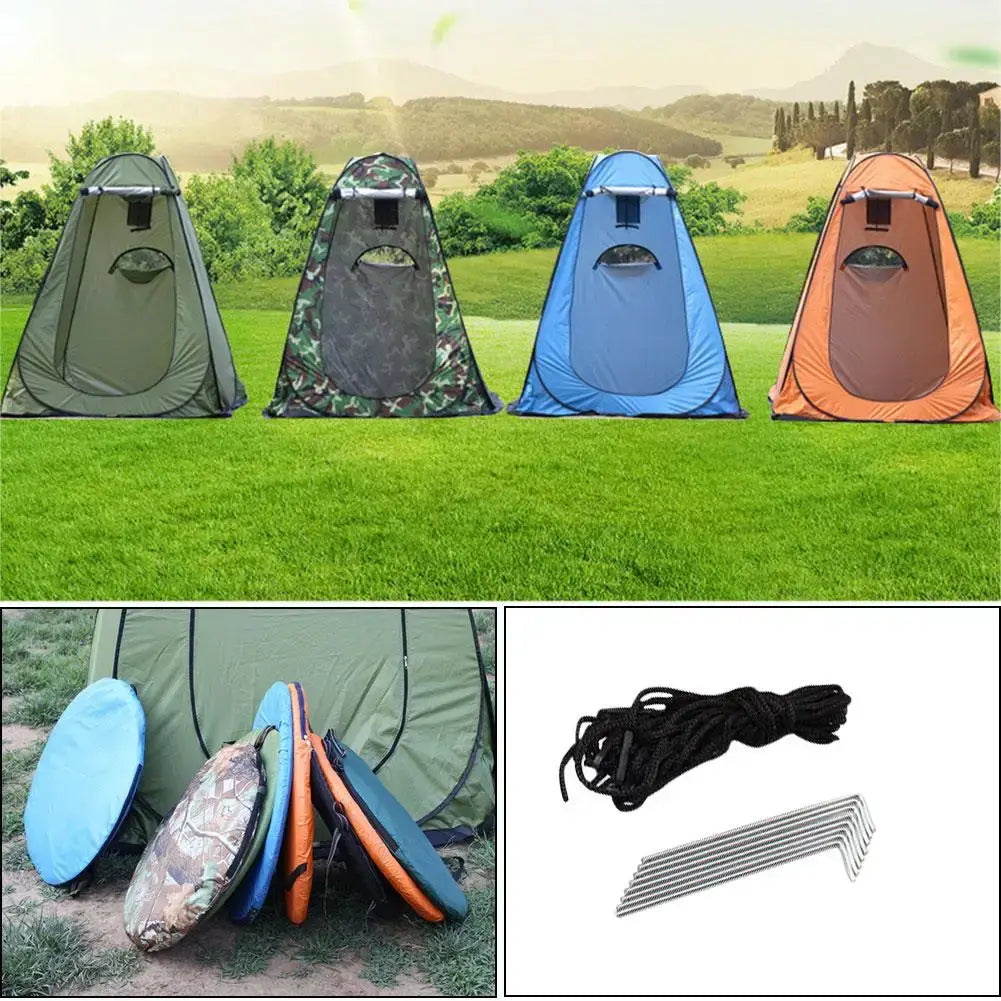 Pop Up Pod Tent Changing Dressing Room Privacy Beach Tent 2 Windows Instant Portable Shower Tent Camping Toilet Rain