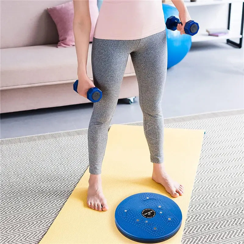 Magnet waist twisting disc fitness balance board weight lose trainer magnetic massage wriggling