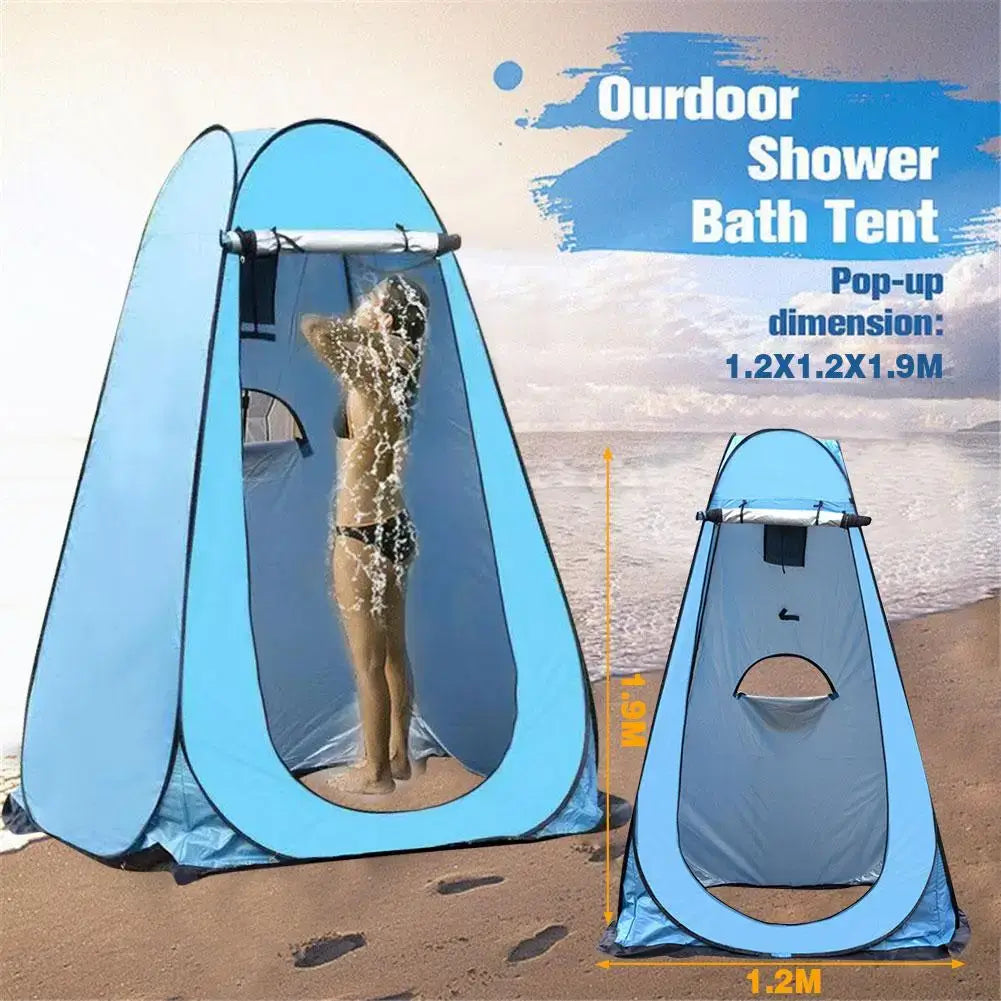 Pop Up Pod Tent Changing Dressing Room Privacy Beach Tent 2 Windows Instant Portable Shower Tent Camping Toilet Rain