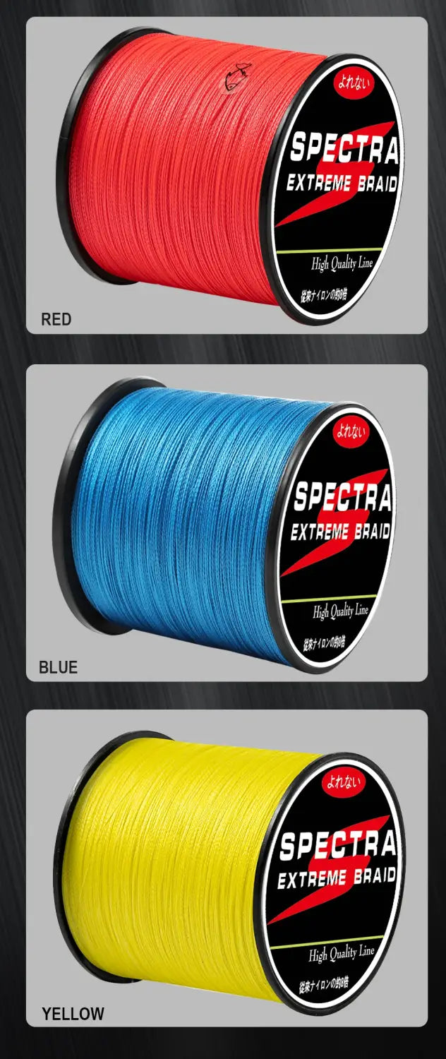 Spectra 300M PE Braided Fishing Line Super Strong Japanese Multifilament Sea Fishing Line 10LB-80LB Carp Line Trout Line