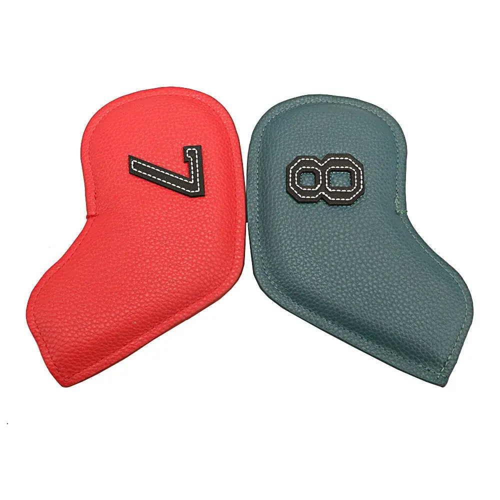 10pcs/set Golf Iron Headcover 3-9,P,S,A Club Head Cover Embroidery Number Case Sport Golf Training Equipment Accessories