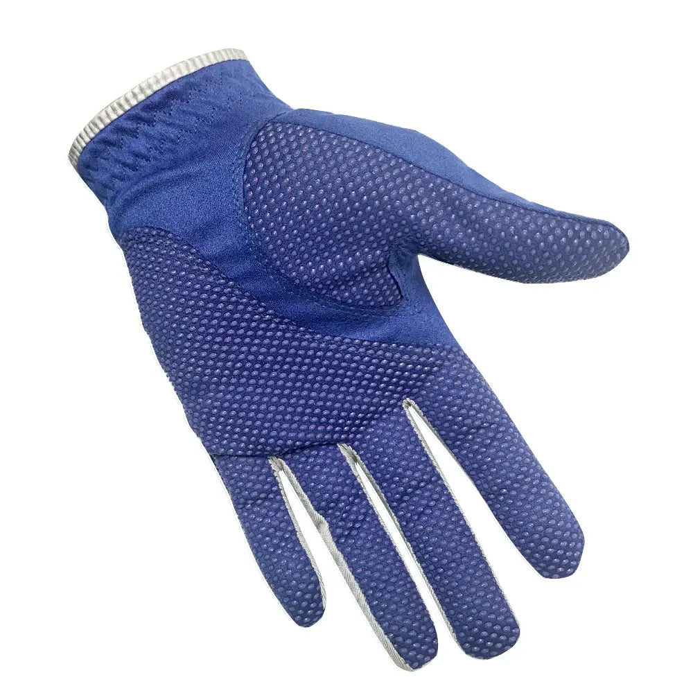 PGM Golf Gloves Blue White Grey Left Right Hand Microfiber Antiskid For Professional Brand New Golfer Breathable Sports