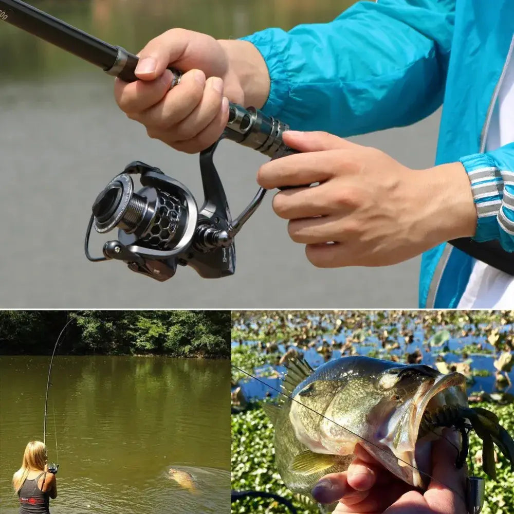 Sougayilang Telescopic Fishing Rod and Reel Combo - Lightweight Portable and Versatile