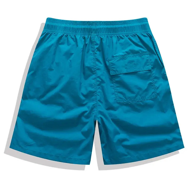 Swim Shorts for Men by ESCATCH - Quick Dry Solid Nylon Beach Board Shorts