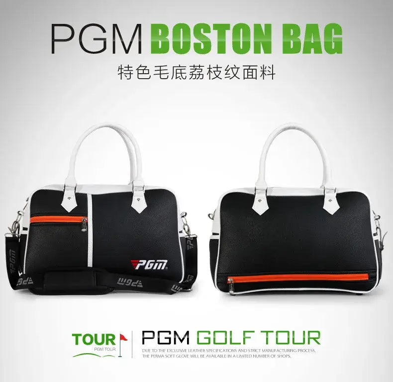 Professional Custom Waterproof PU Golf Shoe Boston Hand Bag