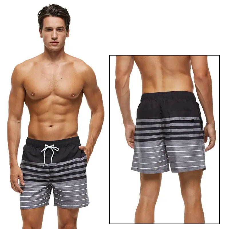 Datifer Brand Beach Shorts Summer Quick Dry Mens Board Swimsuits Man Swim Trunks Surf Swimwear Male Athletic Running