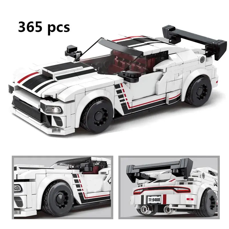 City Technical Car Speed Champion Sports Racing Car Vehicle Racer Moc Building Blocks Educational Toys