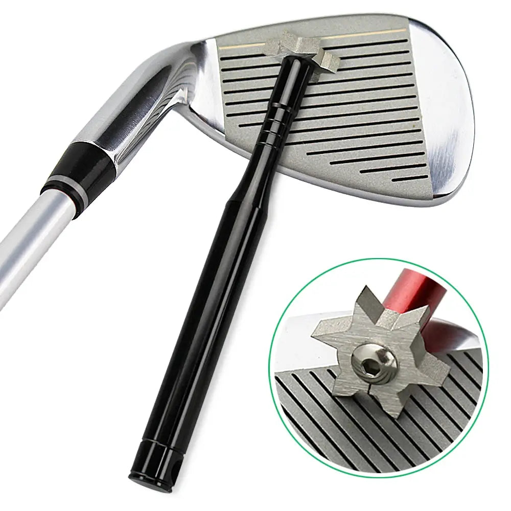 Golf Groove Tool Golf Iron Wedge Club Groove Sharpener Cleaner Golf Club Clear Tool V U Blade 6 color golf accesories