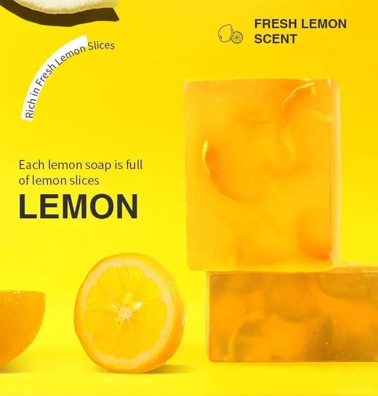 LEMON BEST GLOWING REDUCE ACNE SOAP 200g/ 7 oz