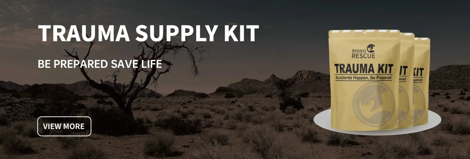 RHINO RESCUE Tactical Trauma Kit To Configure Survival Kit Outdoor Emergency First Aid Kit For Camping Hiking IFAK