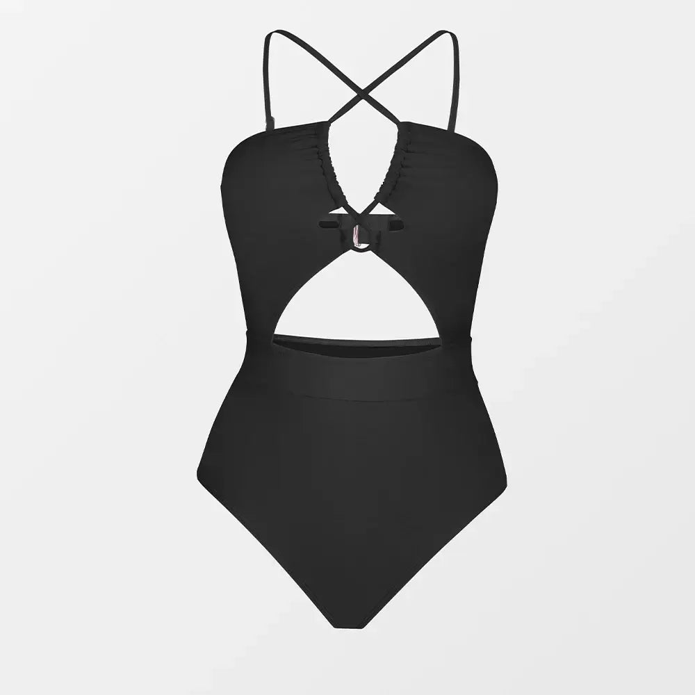 CUPSHE Cut Out One-Piece Swimsuit Sexy Backless Monokini Swimwear - cupshe swimsuits