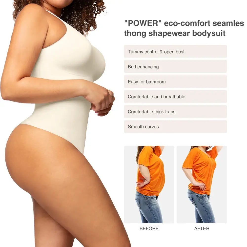 Women’s Sexy Thong Shapewear - Tummy Control Body Shaper