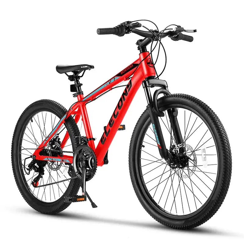 24 Inch Mountain Bike for Adults | Aluminum Frame | Shimano 21-Speed | Disc Brake