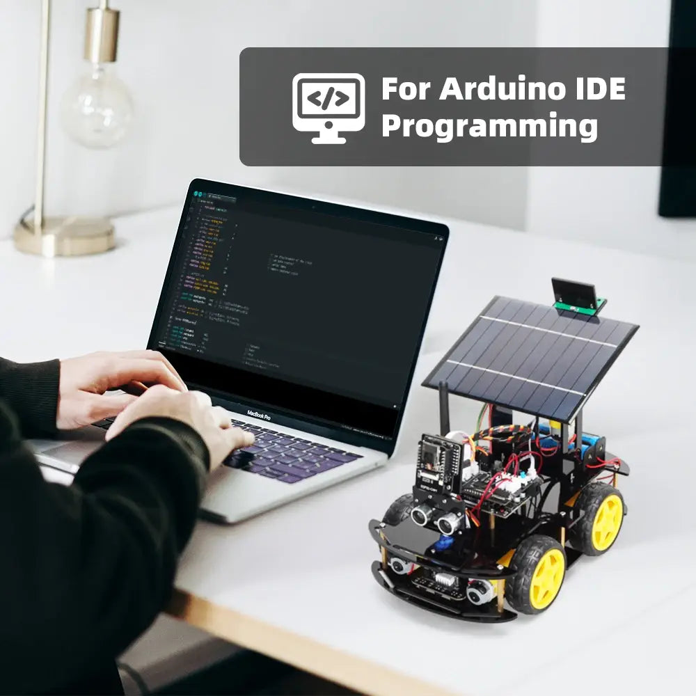 Automation Robot Car Kits for Arduino Programming ESP32 Cam Solar Tracking and Charging Set DIY Electronics Project