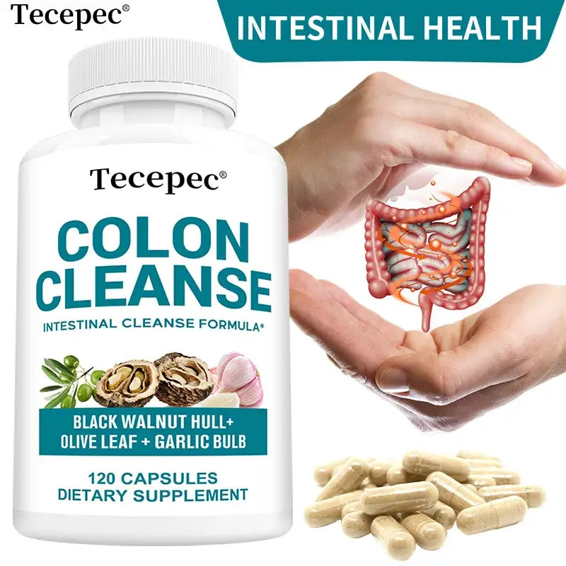 Colon Cleansing Capsules - Cleansing Detoxification Balance Digestion and Intestinal Health Healthy Digestion Metabolism