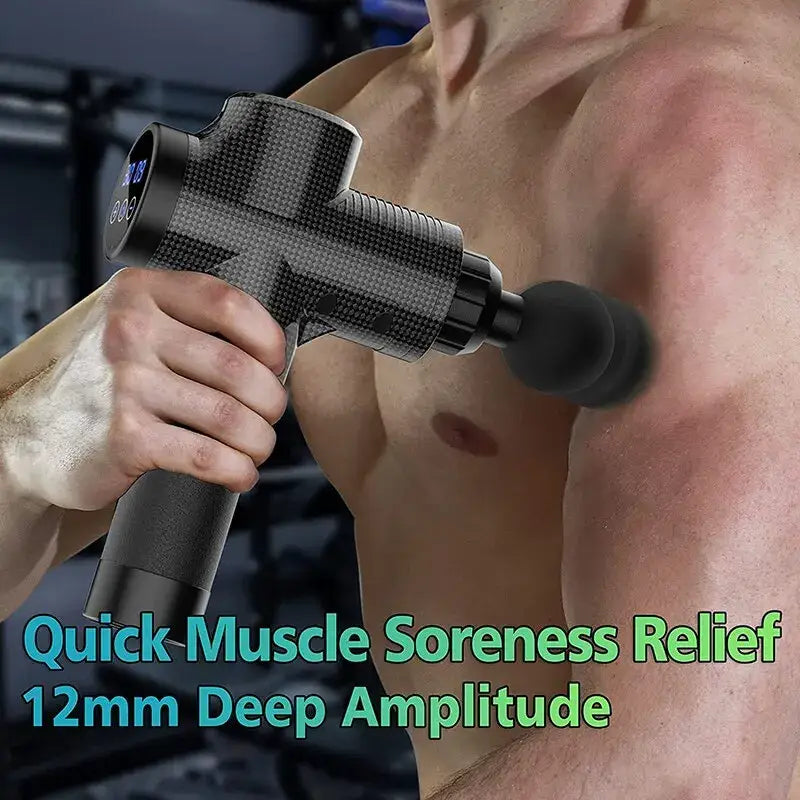 Deep tissue massage gun - portable facial muscle massager