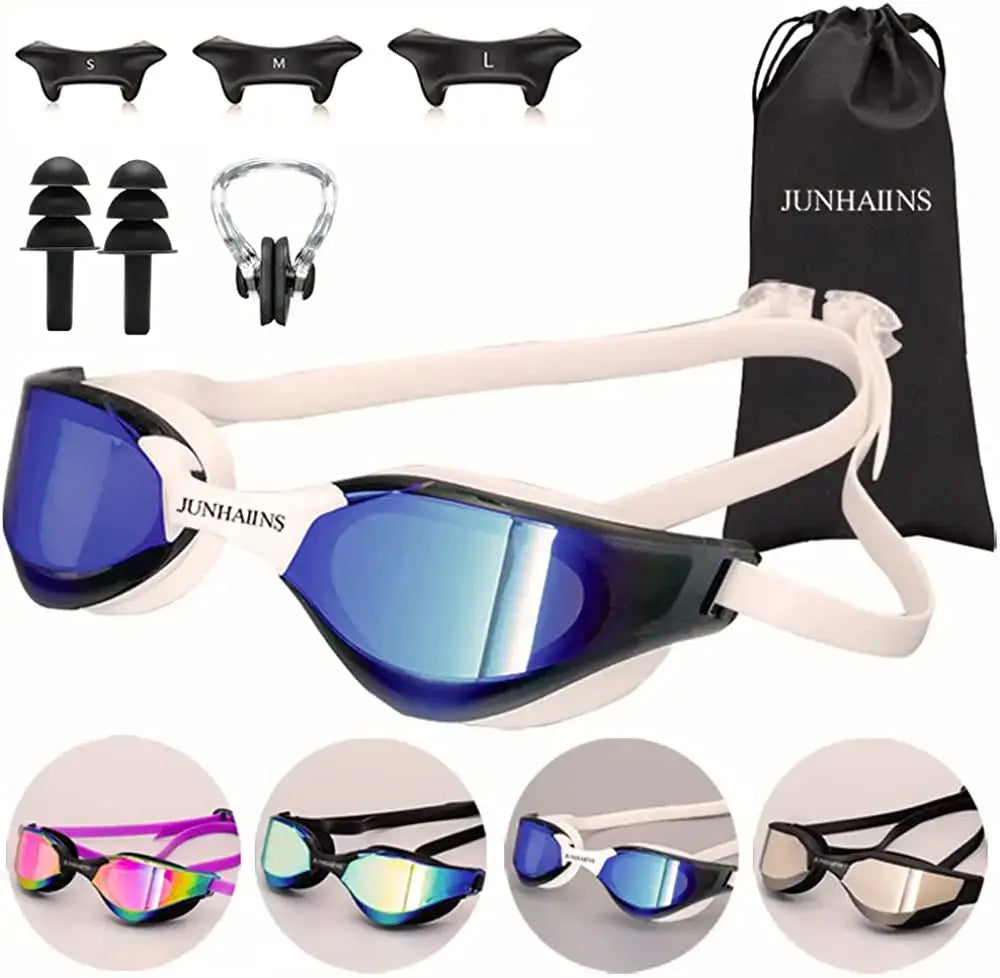 Swimming Goggles Glasses,Professional Anti Fog No Leaking UV Protection Racing Swim Goggles For Women Men Adult Youth