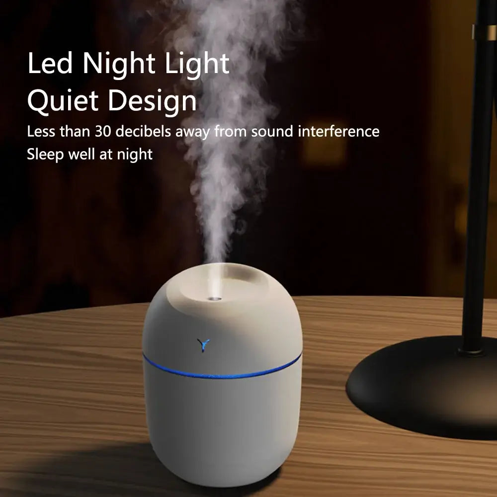 250ML Humidifier Mini Aromatherapy Humidifiers Diffusers For Home Romantic Light USB Essential Oil Diffuser Car