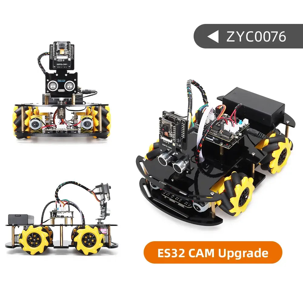 Automation Robot Car Kits for Arduino Programming ESP32 Cam Solar Tracking and Charging Set DIY Electronics Project