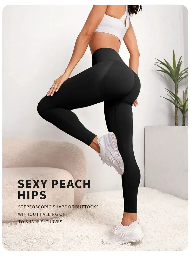 Women’s seamless yoga pants | high waist fitness leggings | contouring design & moisture-wicking