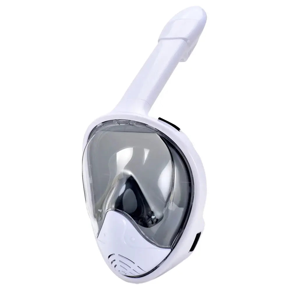 Full Face Snorkel Mask with Detachable Camera Mount - Wide View Anti-Fog Anti-Leak - Adult & Kids