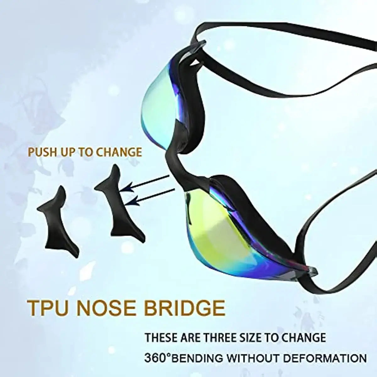 Swimming Goggles Glasses,Professional Anti Fog No Leaking UV Protection Racing Swim Goggles For Women Men Adult Youth