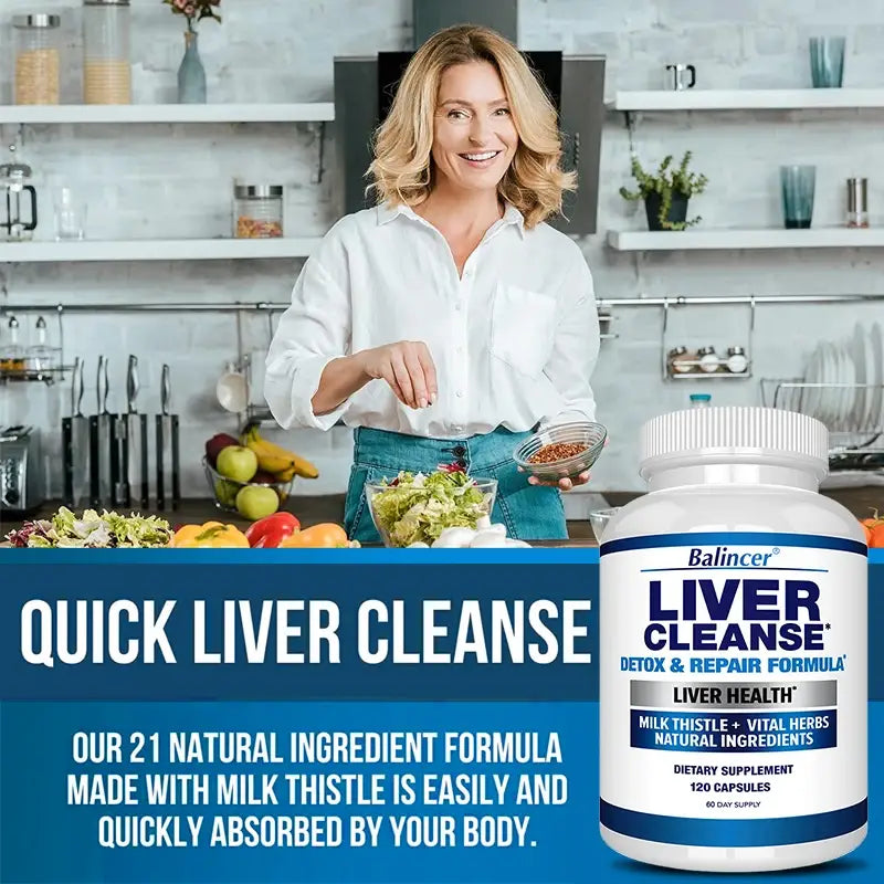 Balincer liver cleanse helps liver detox and detoxify protects liver health supports immune