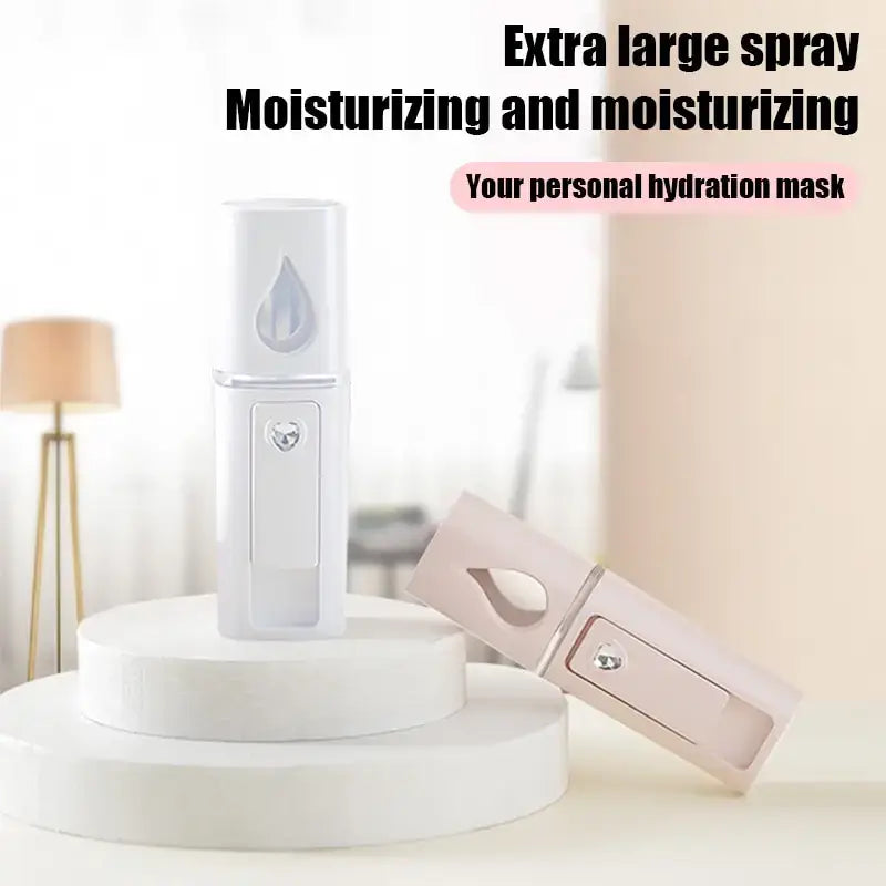 Facial mister - mini portable rechargeable handy face humidifier sprayer