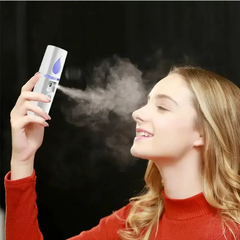 Facial mister - mini portable rechargeable handy face humidifier sprayer