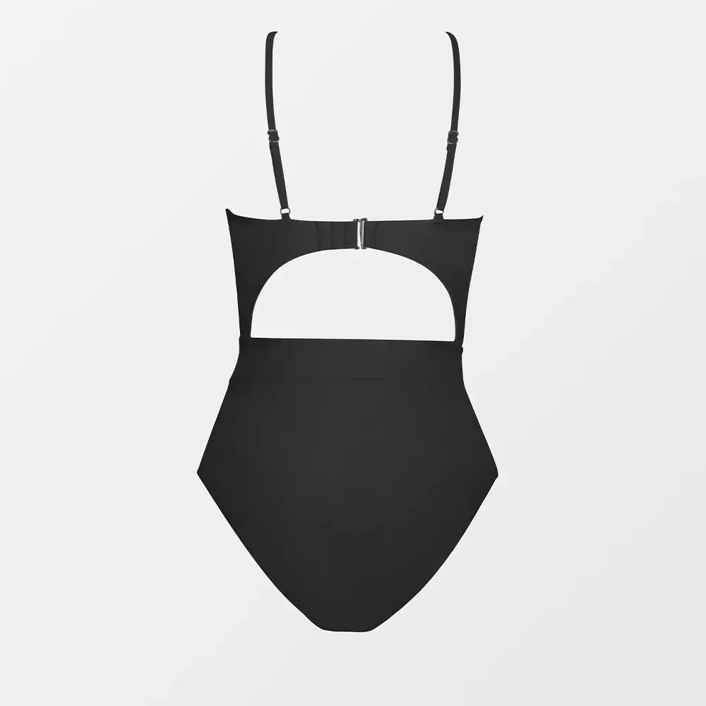 CUPSHE Cut Out One-Piece Swimsuit Sexy Backless Monokini Swimwear - cupshe swimsuits