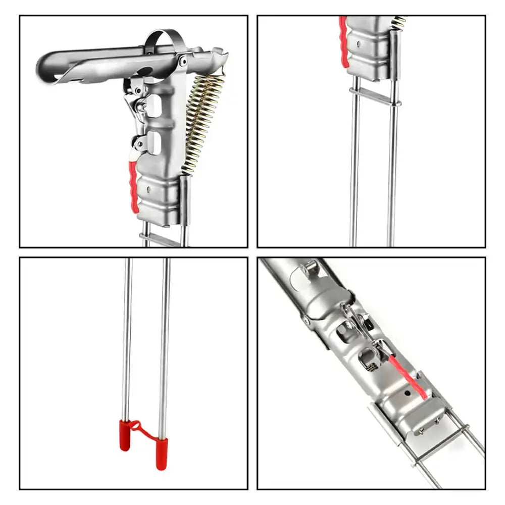 Automatic Fishing Bracket with Spring Loaded Tilt Action - Durable Stainless Steel Rod Holder