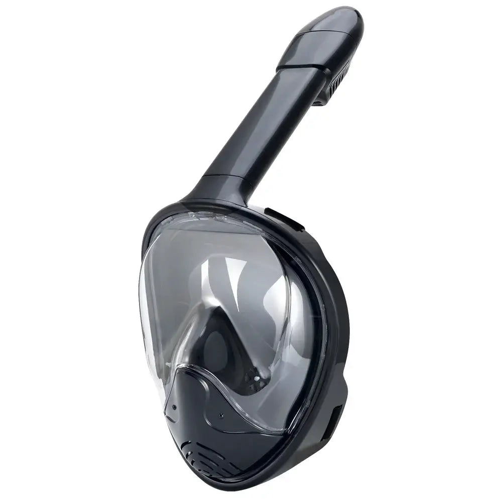 Full Face Snorkel Mask with Detachable Camera Mount - Wide View Anti-Fog Anti-Leak - Adult & Kids