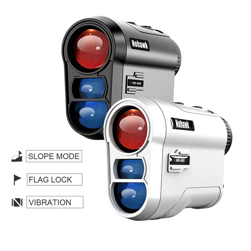 Usb rechargeable laser golf rangefinder with slope compensation | nohawk nkg | 0.1 measurement