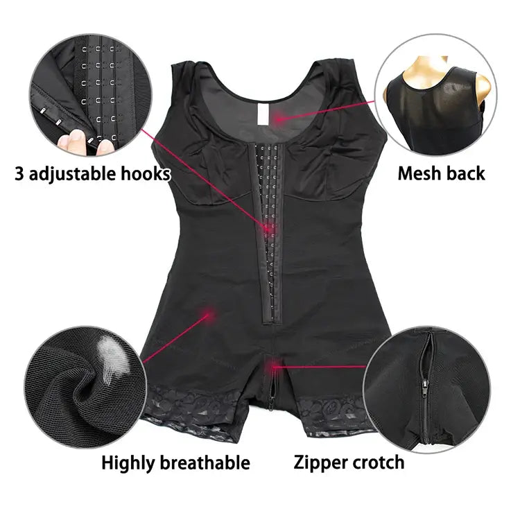 Full Body Shapewear Compression Girdle Fajas Colombian Corrective Underwear Tummy Control Shaper Butt Lift Slim Corset