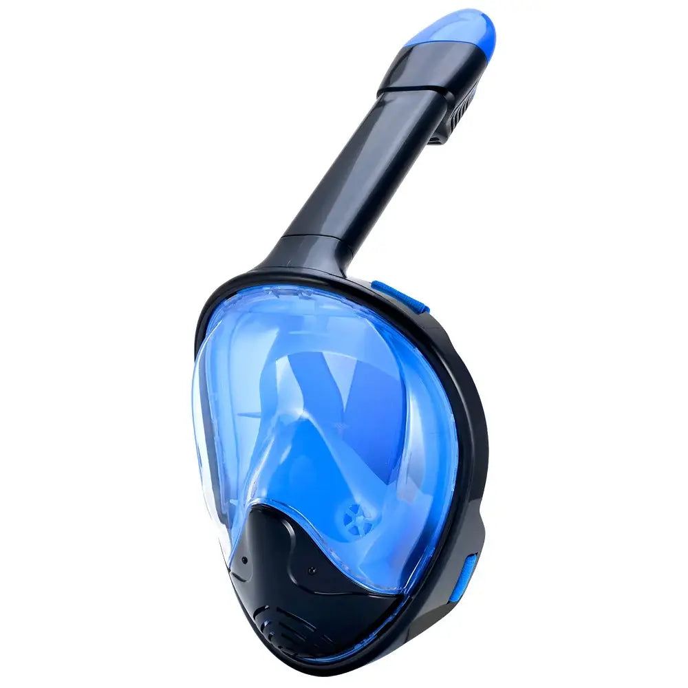 Full Face Snorkel Mask with Detachable Camera Mount - Wide View Anti-Fog Anti-Leak - Adult & Kids