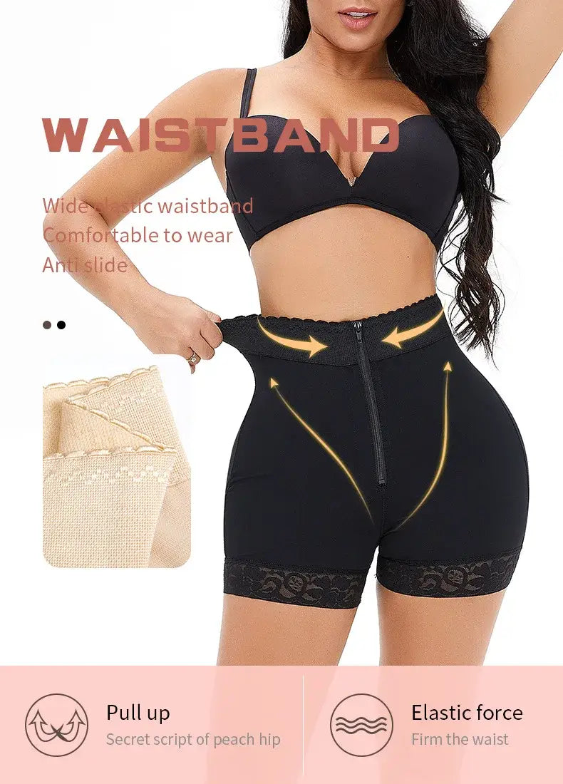 Women Slimming Tummy Control Shorts Butt Lifting High Waist Trainer Panties Compression Abdomen Postpartum Body Shaper