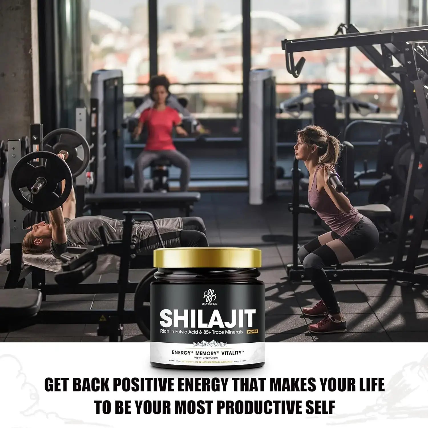 Shilajit pure himalayan organic resin - gold grade shilajit resin with fulvic acid & 85 + trace