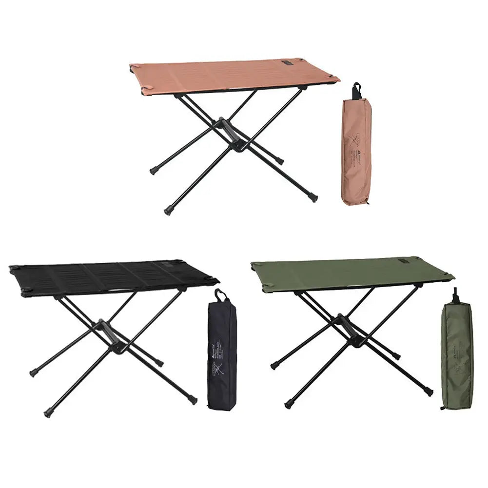 Foldable camping table-aluminum lightweight folding table compact roll up tables collapsible table